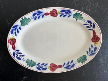 Serveerschaal 24 x 34 cm - Boerenbont   beschikbaar voor biedingen