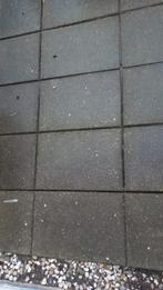 grijze tegels 60x 30 en 20 vierkante grijze tegels, Ophalen, Gebruikt, Beton, Terrastegels