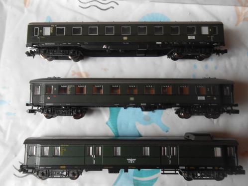 Fleischmann 8130 8136 8632 old timer personentrein DR, Hobby en Vrije tijd, Modeltreinen | N-Spoor, Zo goed als nieuw, Treinset
