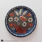 Blauw aardewerk antiek wandbord Elzas Soufflenheim, Ophalen of Verzenden