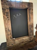 Krijtbord, lijst, Ophalen of Verzenden, Zo goed als nieuw, Hout, 75 cm of meer