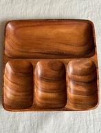 Houten serveerschaal. Zara of HM home / retro / vintage, Gebruikt, Schaal, Vierkant, Ophalen of Verzenden