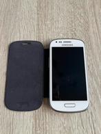 Samsung Galaxy S3 2012 mini 8gb wit met flipcase, Telecommunicatie, Gebruikt, Wit, Touchscreen, Ophalen of Verzenden