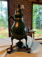 Kraamtjespot groen, Antiek en Kunst, Antiek | Tin, Ophalen