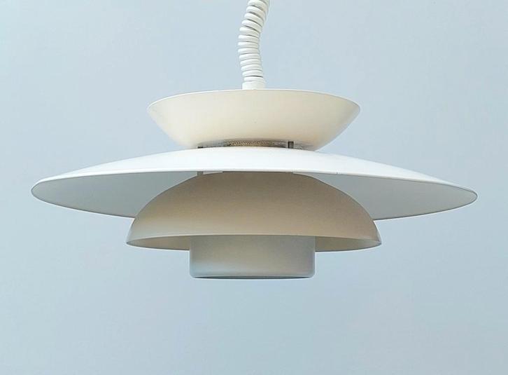 Vintage Deense Design Hanglamp Verstelbaar Danisch Design, Huis en Inrichting, Lampen | Hanglampen, Gebruikt, Minder dan 50 cm