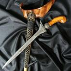 Keris Pasopati Pamor Untu Walang Surakarta Solo Kris KNJ69, Antiek en Kunst, Verzenden