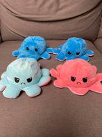 4 octopus blij/boos knuffels, Ophalen of Verzenden, Zo goed als nieuw
