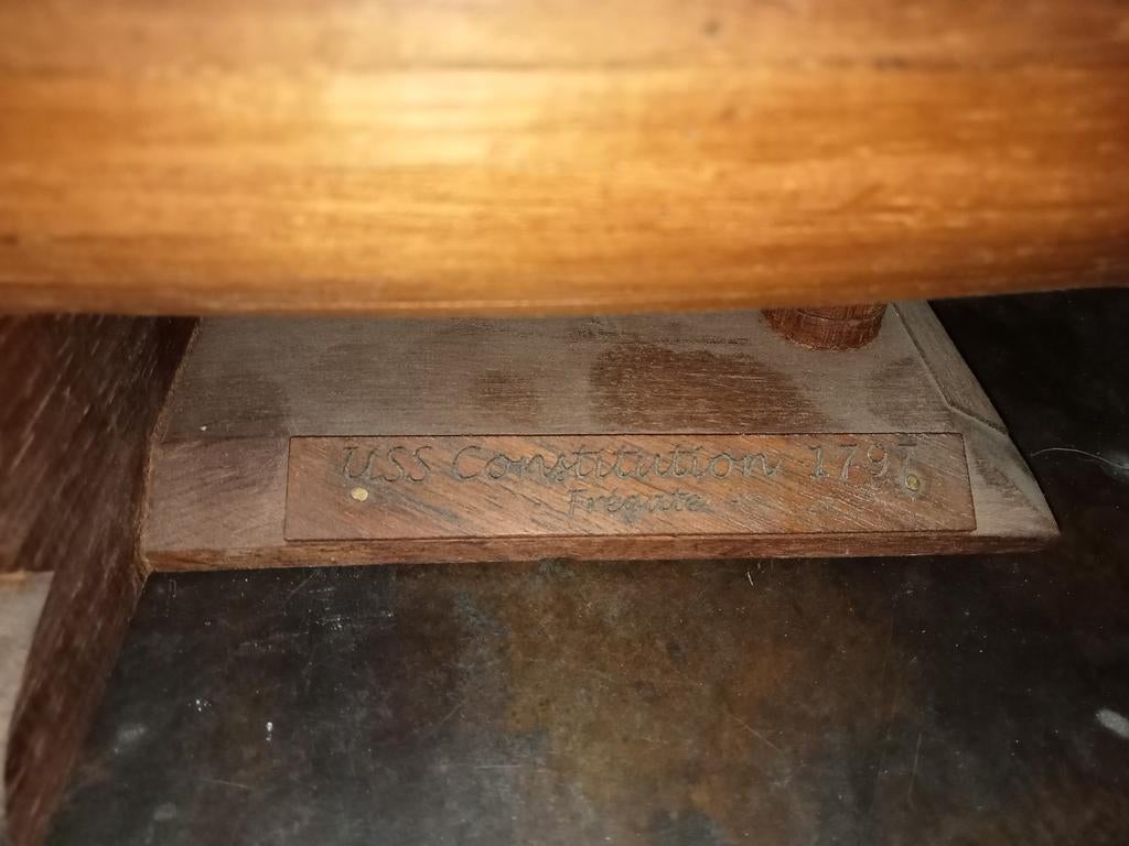 USS Constitution houten Schaalmodel, Ophalen, Gebruikt