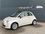 Fiat 500 C 0.9 TwinAir Turbo 60th Anniversary Cabrio *uniek!, Gebruikt, Overige kleuren, Cabriolet, Leder