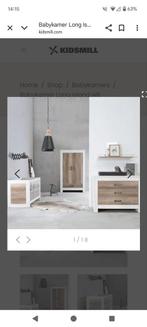 Kidsmill Babykamer Long Island Wit - Compleet, Ophalen of Verzenden, Nieuw, Ledikant