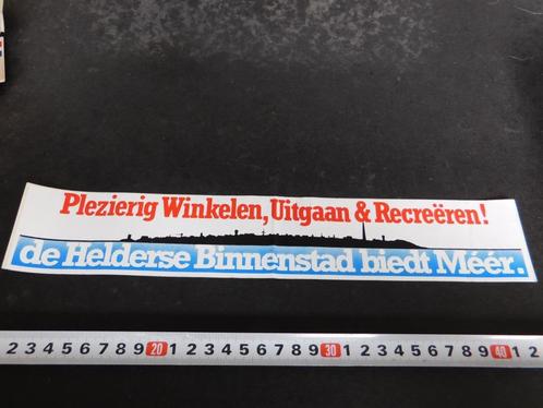 sticker den helder de helderse binnenstad biedt méér *, Verzamelen, Stickers, Zo goed als nieuw, Bedrijf of Vereniging, Ophalen