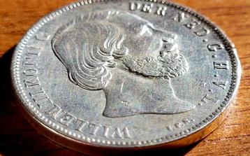 1/2 gulden 1863 - halve gulden 1863 beschikbaar voor biedingen