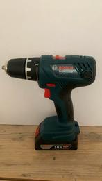 BLAUWE BOSCH GSR 18V-21, Ophalen of Verzenden, Nieuw, Boor- en Schroefmachine