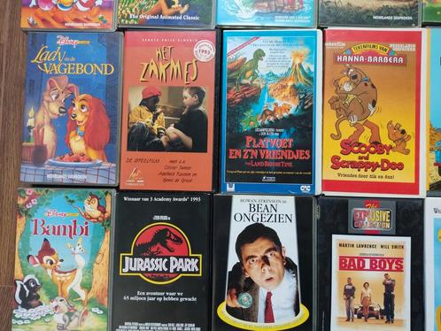 35 vhs banden Disney en andere tekenfilms, Cd's en Dvd's, VHS | Kinderen en Jeugd, Gebruikt, Tekenfilms en Animatie, Tekenfilm