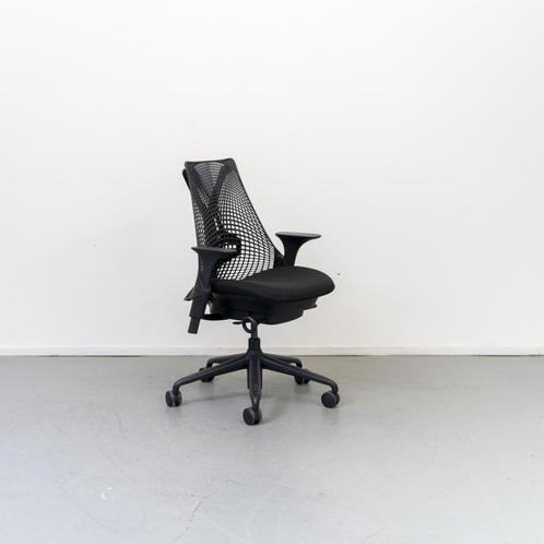 15x Herman Miller Sayl Bureaustoel Zwart stof - Zwart Frame, Huis en Inrichting, Bureaustoelen, Zo goed als nieuw, Bureaustoel