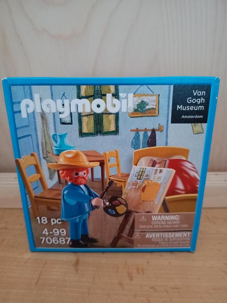 Playmobil 70687, Van Gogh Museum, slaapkamer, in doos, Kinderen en Baby's, Speelgoed | Playmobil, Zo goed als nieuw, Complete set