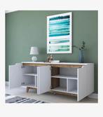 Witte dressoir met veel opbergruimte, Huis en Inrichting, Ophalen, Kunststof, Gebruikt, 150 tot 200 cm