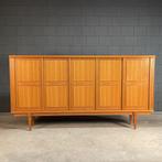 Vintage XL highboard – notenhout – jaren 60, Ophalen of Verzenden, Huis en Inrichting