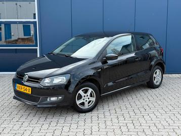 Volkswagen Polo 1.2 LIFE Zwart 2014|Airco|Cruise|Pdc|Stoelv beschikbaar voor biedingen