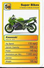 5b motorkaartje kawasaki ninja zx 9r, Ophalen of Verzenden, Zo goed als nieuw, Motoren