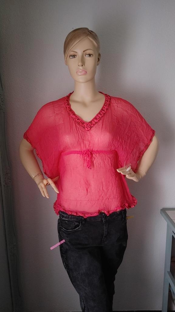 Didi top, XL, Kleding | Dames, Blouses en Tunieken, Zo goed als nieuw, Maat 42/44 (L), Roze, Ophalen of Verzenden