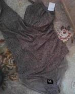 NIEUW met kaartje BADPAK hema bruin ZWART sliming tech L 44, Kleding | Dames, Badmode en Zwemkleding, Ophalen of Verzenden, Nieuw