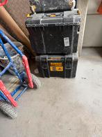 Dewalt Toughstack gereedschapskisten. En radio met accu, Ophalen of Verzenden, Gevuld, Gebruikt