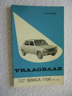 Vraagbaak Simca 1100 - 1977-1980 - Chrysler Talbot, Ophalen of Verzenden, Zo goed als nieuw