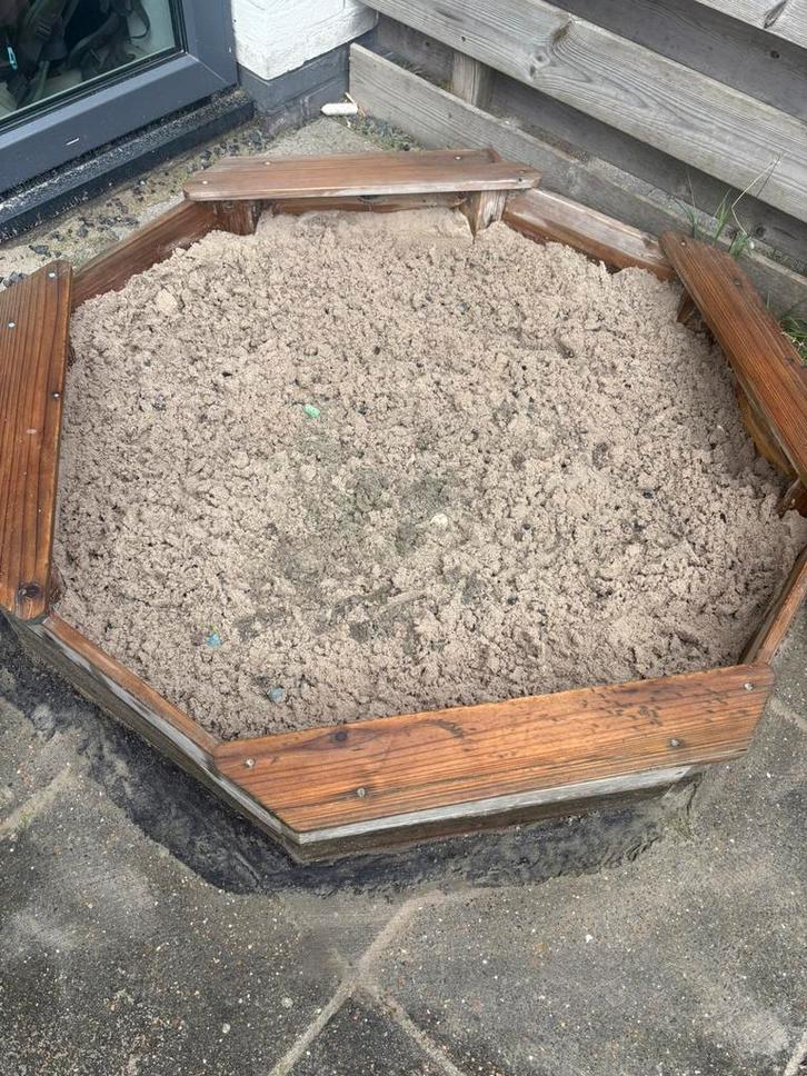 Kleine houten zandbak (zonder zand) PLUM, Kinderen en Baby's, Speelgoed | Buiten | Zandbakken, Gebruikt, Ophalen