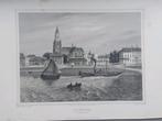 109 / Arnhem Sabelpoort Gravure uit 1860 van Terwen, Ophalen of Verzenden