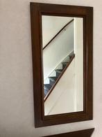 Spiegel met houten lijst, Minder dan 100 cm, Minder dan 50 cm, Gebruikt, Rechthoekig