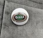 Brand Bier Button / Speldje – 25mm, Verzenden, Nieuw, Overige typen, Brand