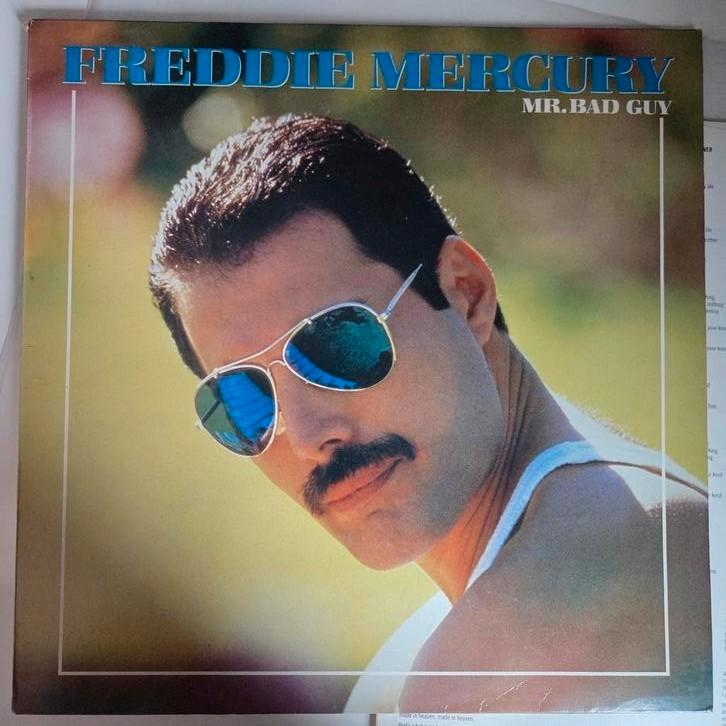 Freddie Mercury QUEEN Mr. Bad Guy vinyl, Cd's en Dvd's, Vinyl | Rock, Gebruikt, Overige genres, Ophalen of Verzenden