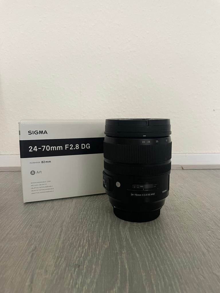 Sigma 24-70mm F2.8 DG OS HSM ART, Ophalen of Verzenden, Zo goed als nieuw, Standaardlens