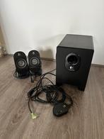 Logitech X-210 computer speakerset, Ophalen of Verzenden, Zo goed als nieuw, Audiokanaal 2.1, LOGITECH (creative)