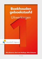 Boekhouden geboekstaafd 1 Uitwerkingen, Boeken, Studieboeken en Cursussen, Ophalen of Verzenden, Beta, Zo goed als nieuw, HBO