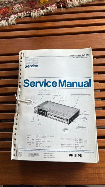 Philips service manuals beschikbaar voor biedingen