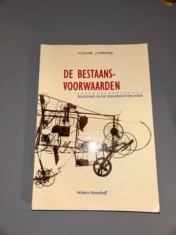 De Bestaansvoorwaarden - Organisatiekunde beschikbaar voor biedingen