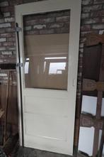 Schuifdeur met raam 201x82cm, Doe-het-zelf en Verbouw, Glas en Ramen, Ophalen, Gebruikt, 80 tot 120 cm, Overige typen