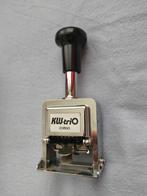 VINTAGE Stempel Numbering machine Kw Trio, Ophalen, Zo goed als nieuw