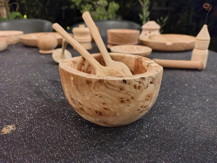 Herinnering in hout, van een boom uit je tuin., Antiek en Kunst, Kunst | Beelden en Houtsnijwerken, Ophalen of Verzenden