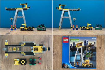 Lego World City 4514 Cargo Crane beschikbaar voor biedingen