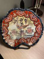 Chinees porseleinen cloisonne bord/serveerschaal, Antiek en Kunst, Ophalen of Verzenden