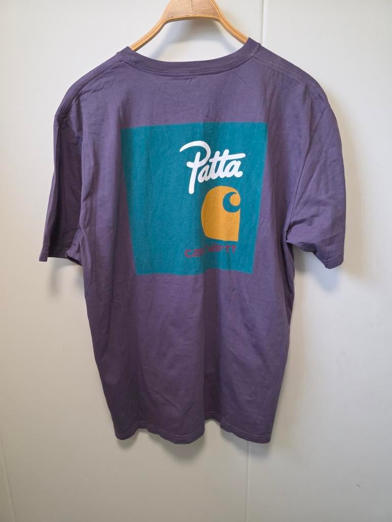 Carhartt x Patta shirt xxl, Kleding | Heren, T-shirts, Gedragen, Overige maten, Paars, Ophalen of Verzenden
