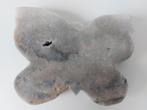 Roze Amethist/Calcedoon Vlinder - 636 gram, Ophalen of Verzenden, Mineraal