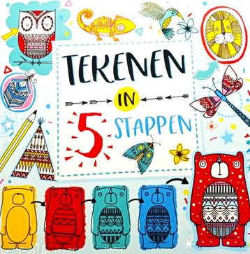 Tekenen In 5 Stappen - Sophie Schrey (Red.) / 9789463543354  beschikbaar voor biedingen