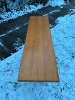 Vintage pine bench bankje deense stijl, Ophalen, Gebruikt, Bruin, .