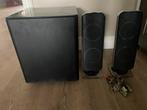 Philips HTS7200 Speakers + Subwoofer, Philips, Gebruikt, Ophalen of Verzenden, 60 tot 120 watt