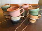 8x HK-living Cappuccino mok '70's style, Huis en Inrichting, Keuken | Servies, Ophalen, Gebruikt, Overige stijlen, Kop(pen) en/of Schotel(s)
