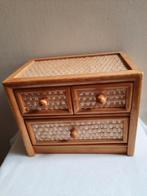 Houten ladenkastje voor sieraden of wat je er maar in wil..., Ophalen of Verzenden, Gebruikt